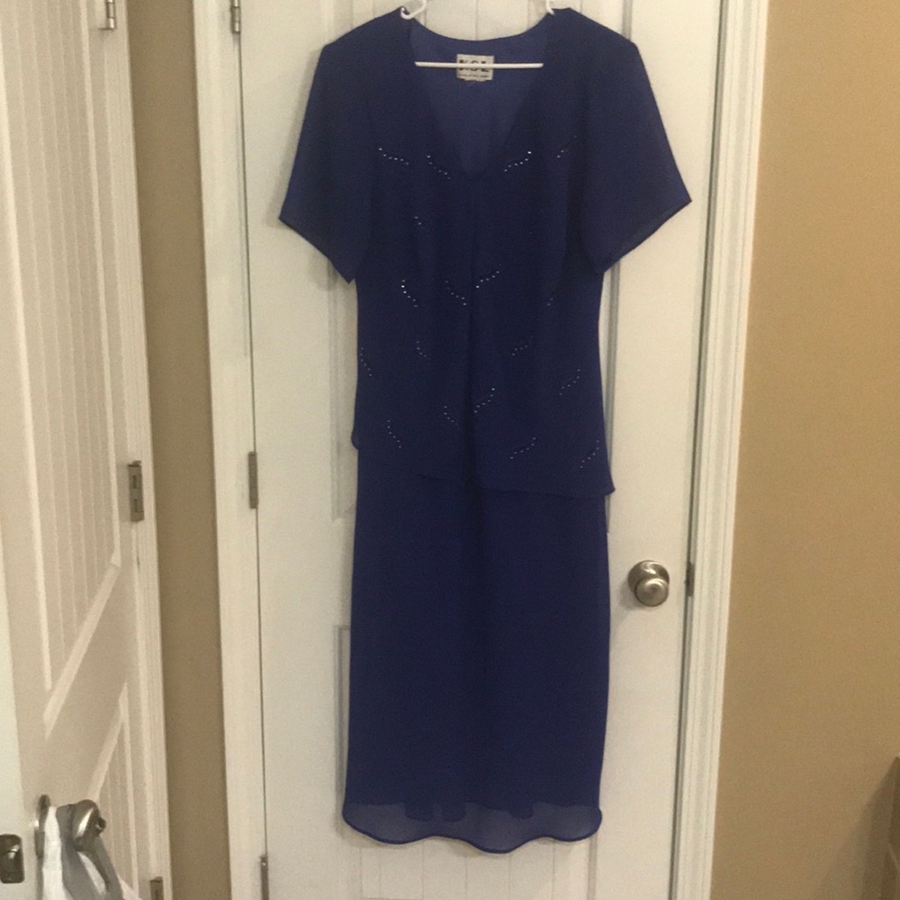 Royal blue dress